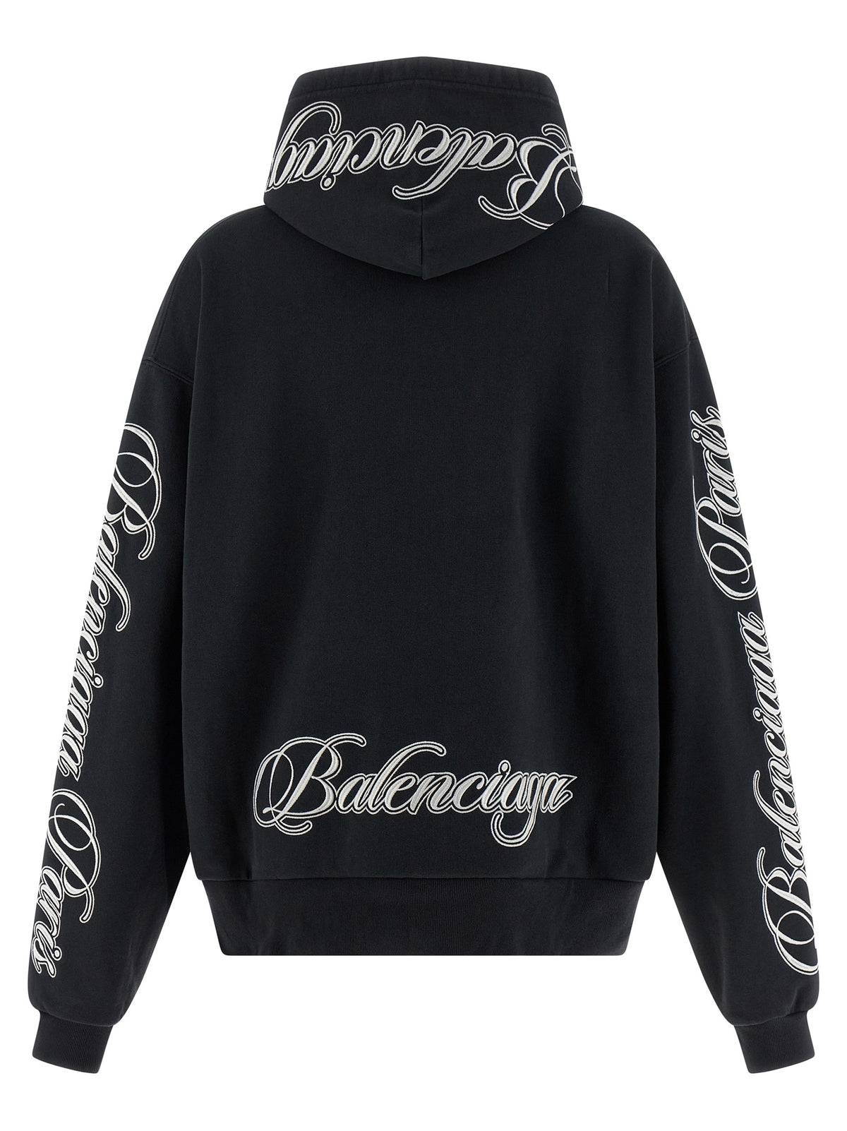 Balenciaga | Black Cotton Hoodie