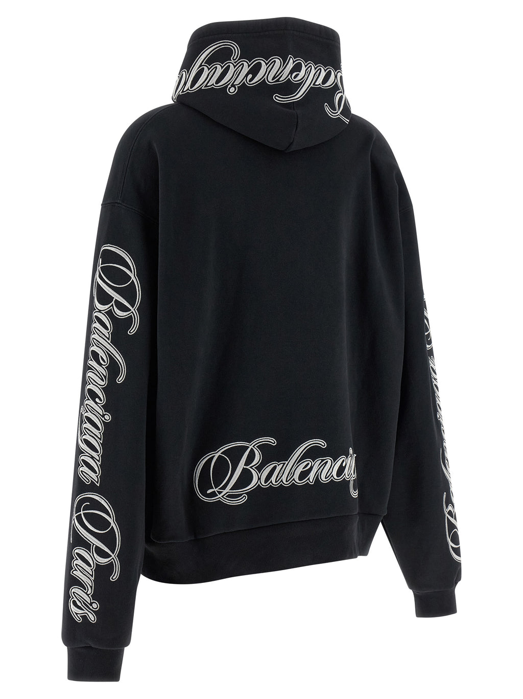 Balenciaga | Black Cotton Hoodie