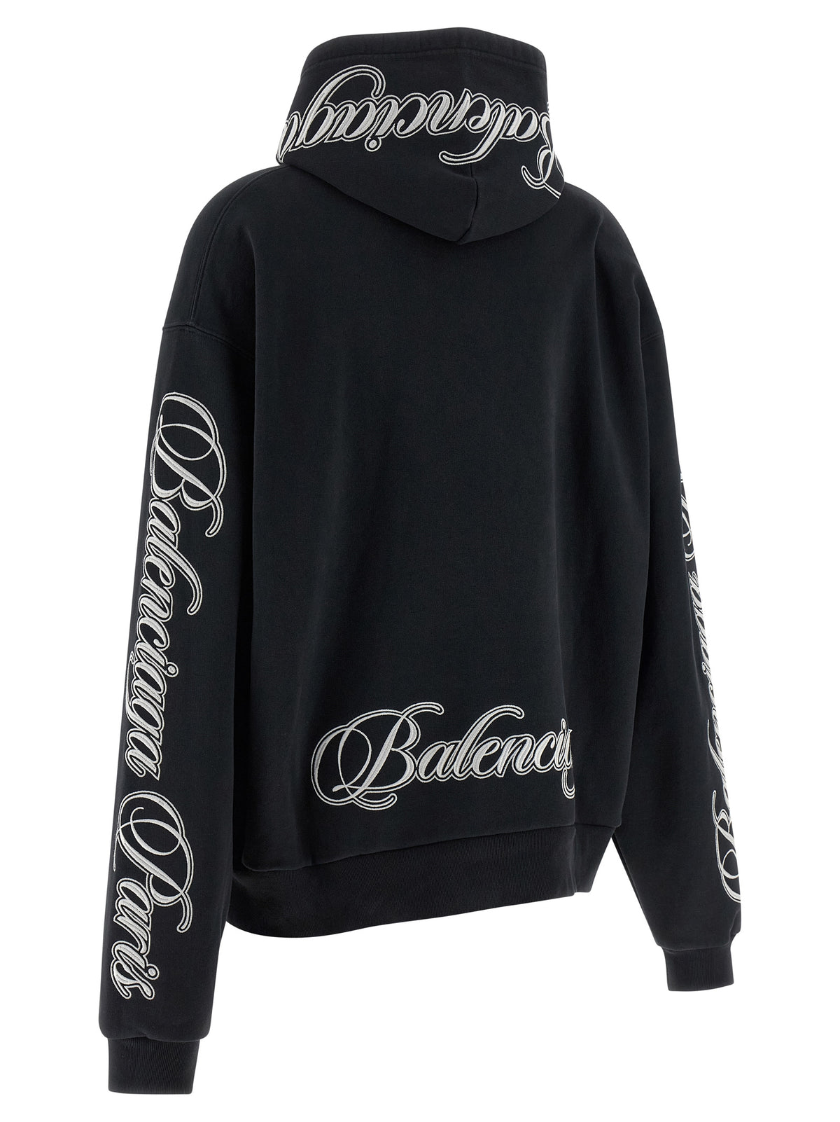 Balenciaga | Black Cotton Hoodie