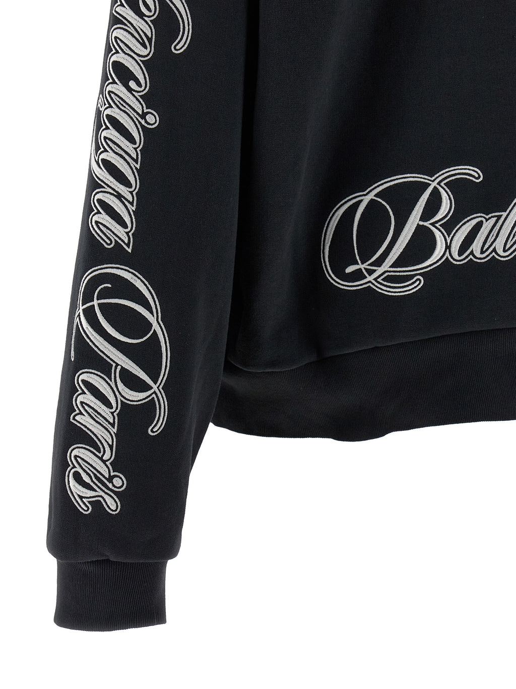 Balenciaga | Black Cotton Hoodie
