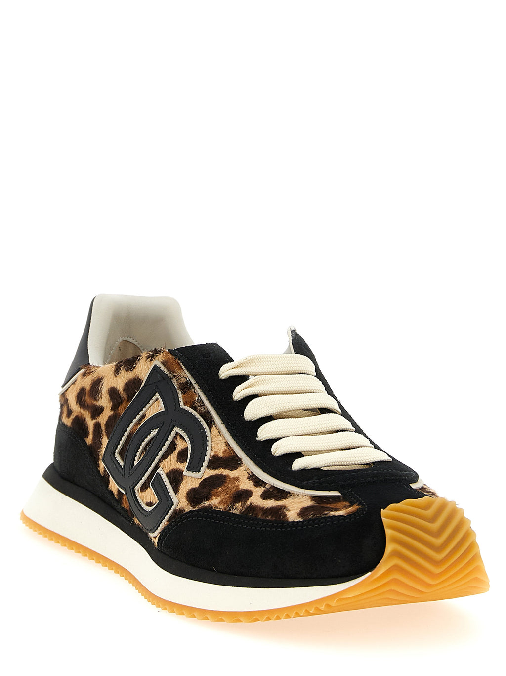 Dolce & Gabbana | Multicolor Calfskin Low Top Sneakers