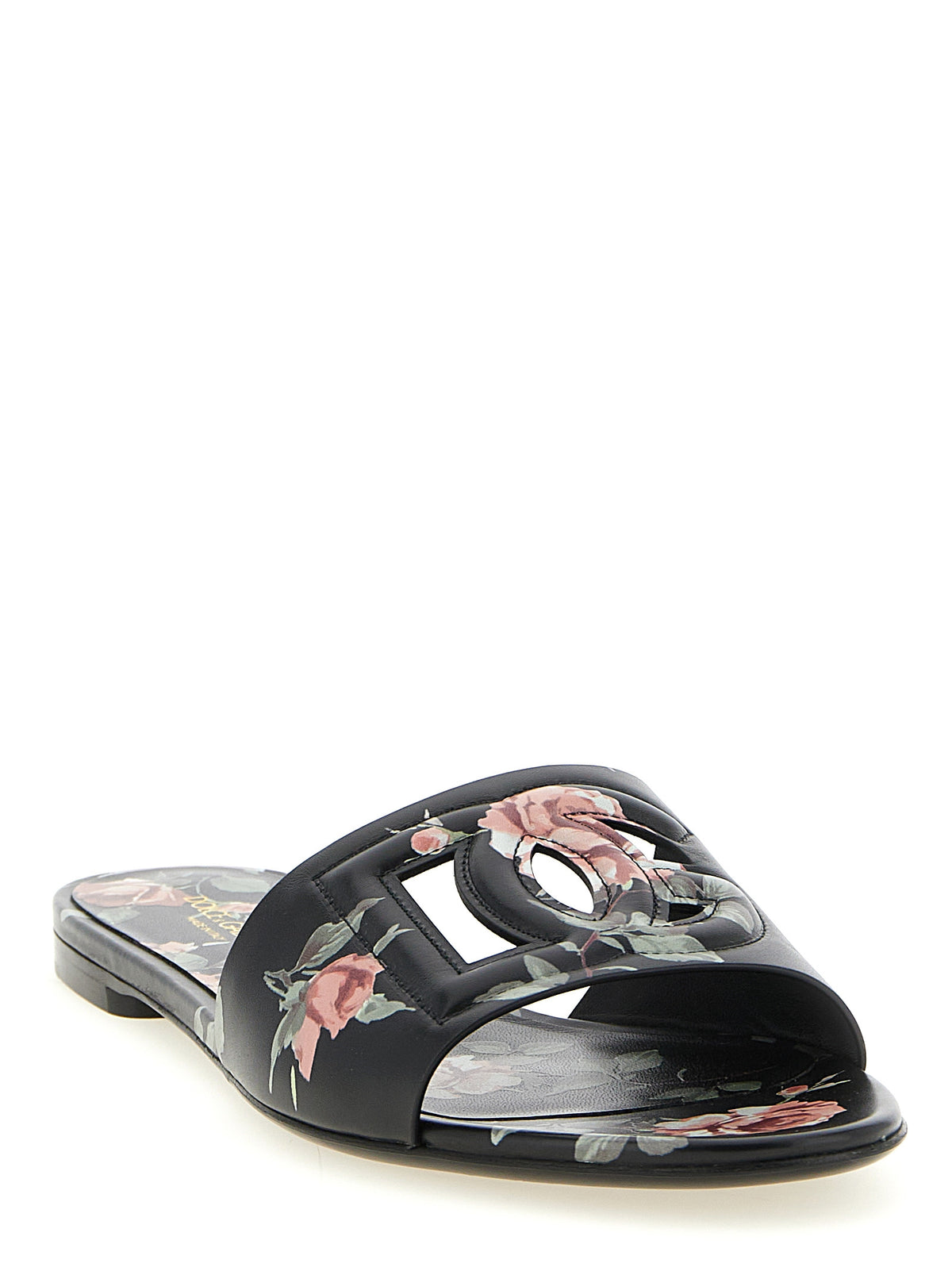 Dolce & Gabbana | Black Calfskin Slides