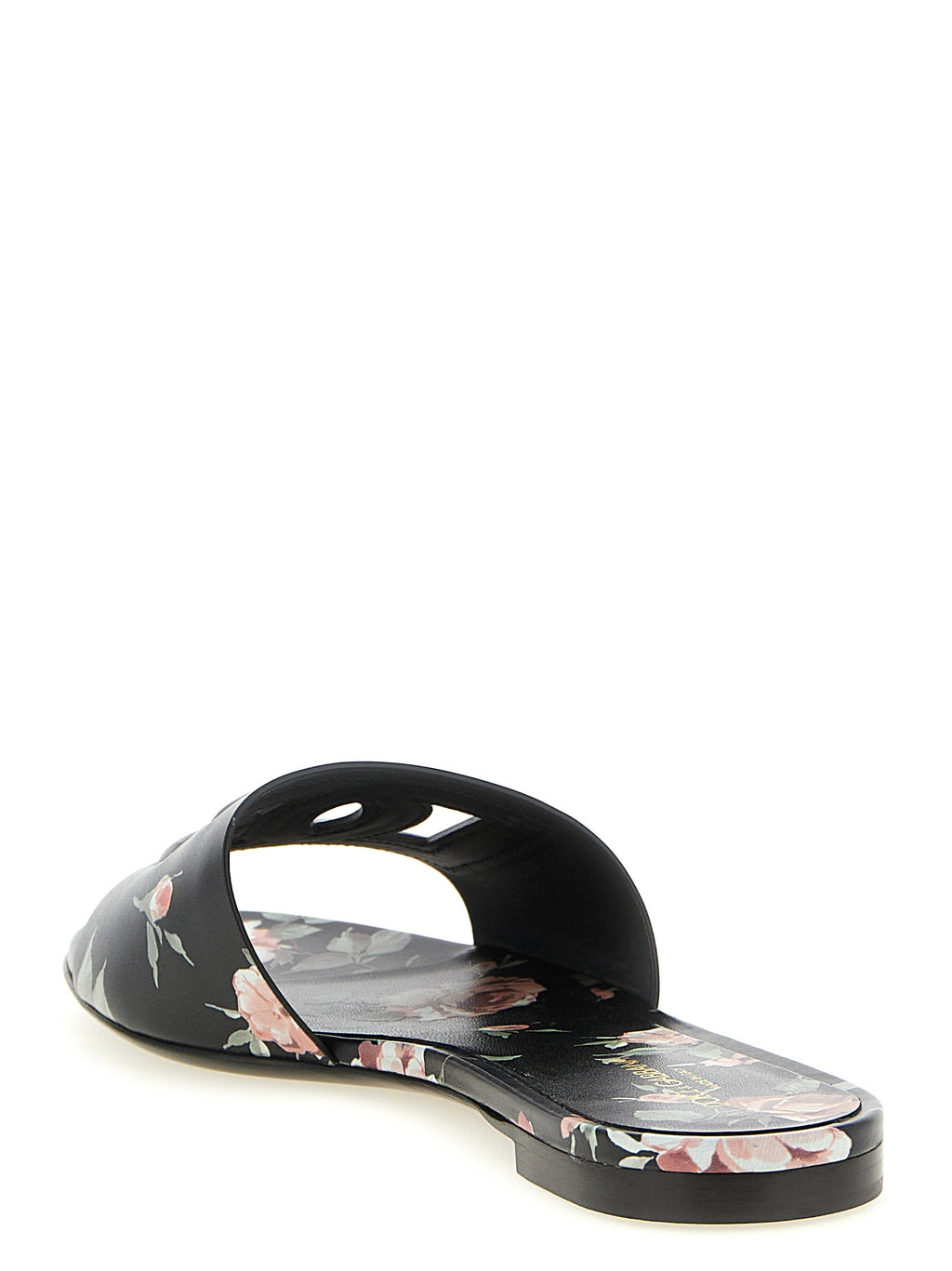 Dolce & Gabbana | Black Calfskin Slides