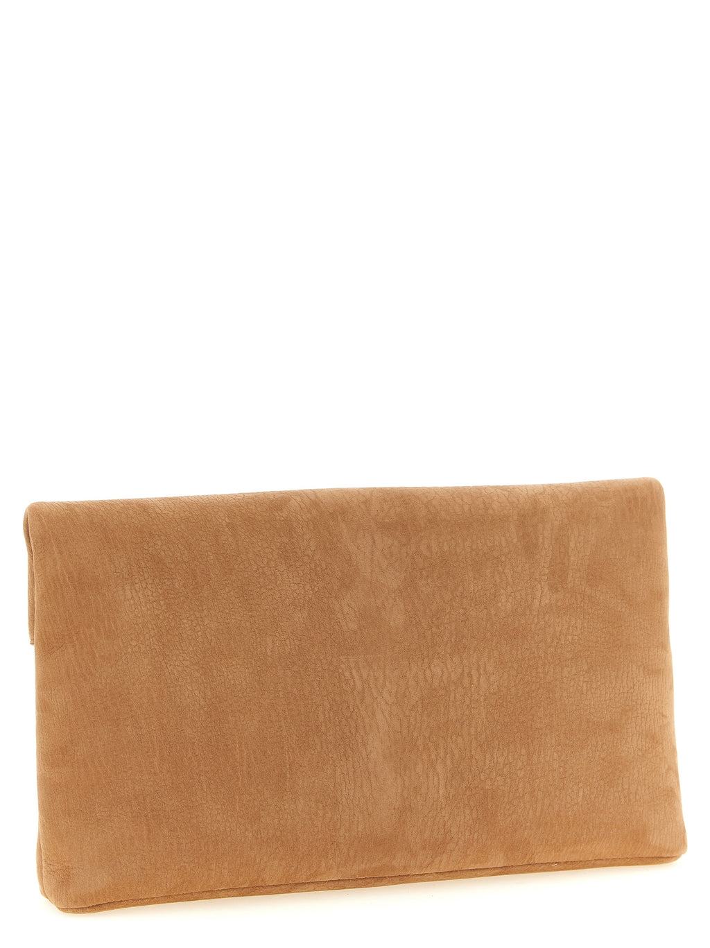 Saint Laurent | Brown Lamb Leather Clutch Bag