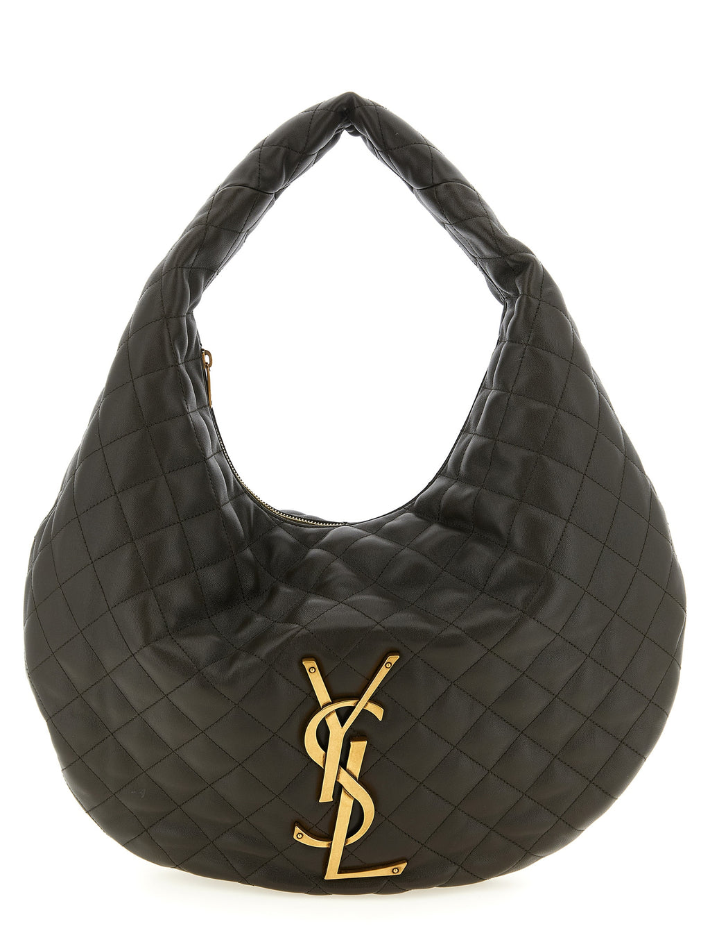 Saint Laurent | Brown Lamb Leather Shoulder Bag