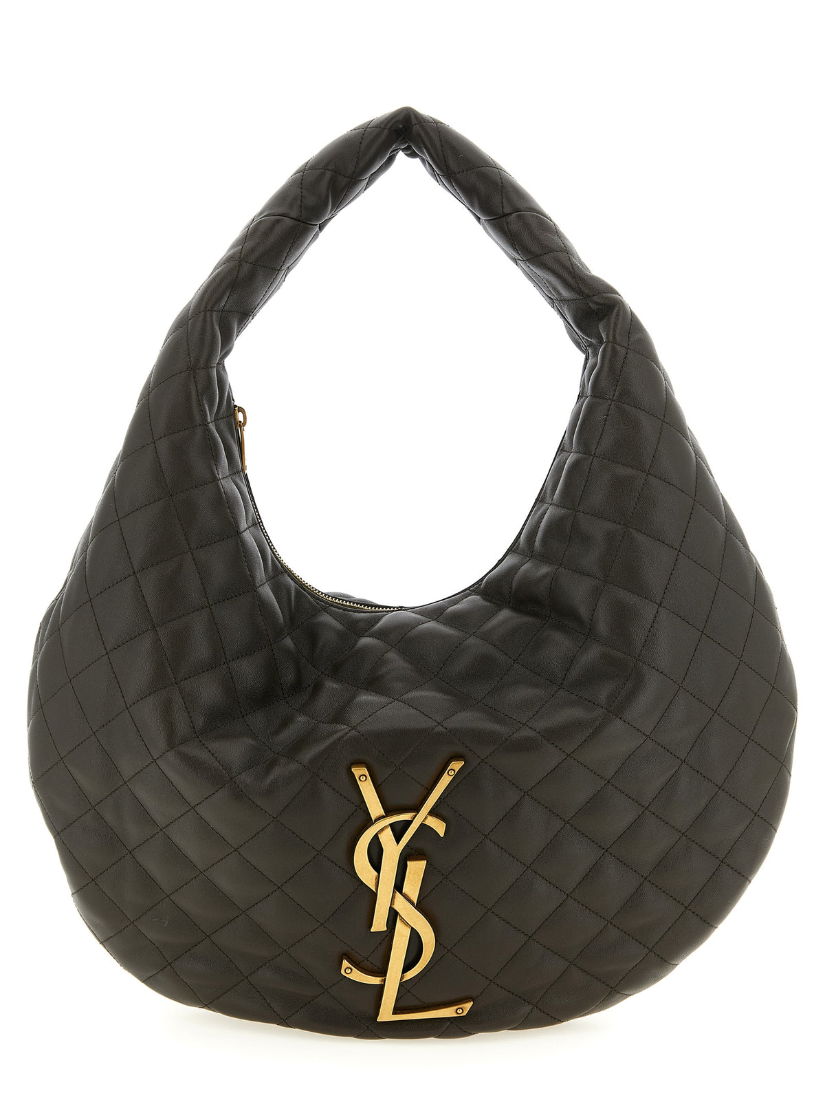 Saint Laurent | Brown Lamb Leather Shoulder Bag