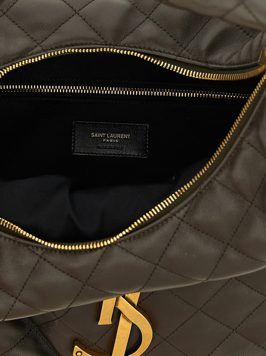 Saint Laurent | Brown Lamb Leather Shoulder Bag
