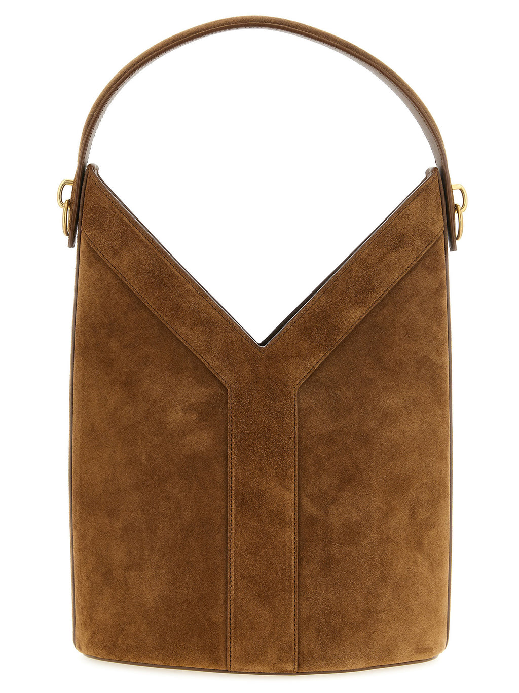 Saint Laurent | Brown Calfskin Shoulder Bag