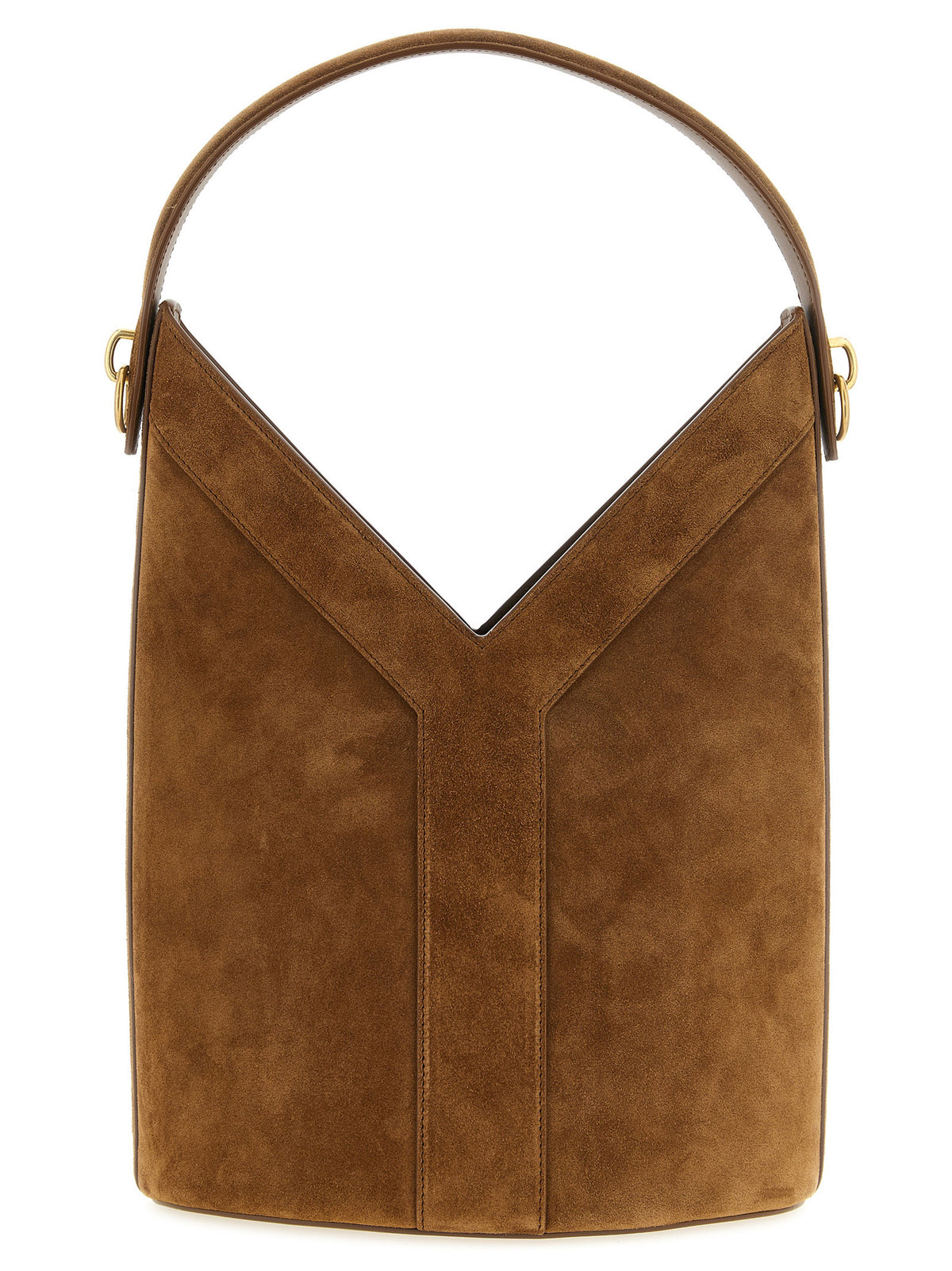 Saint Laurent | Brown Calfskin Shoulder Bag