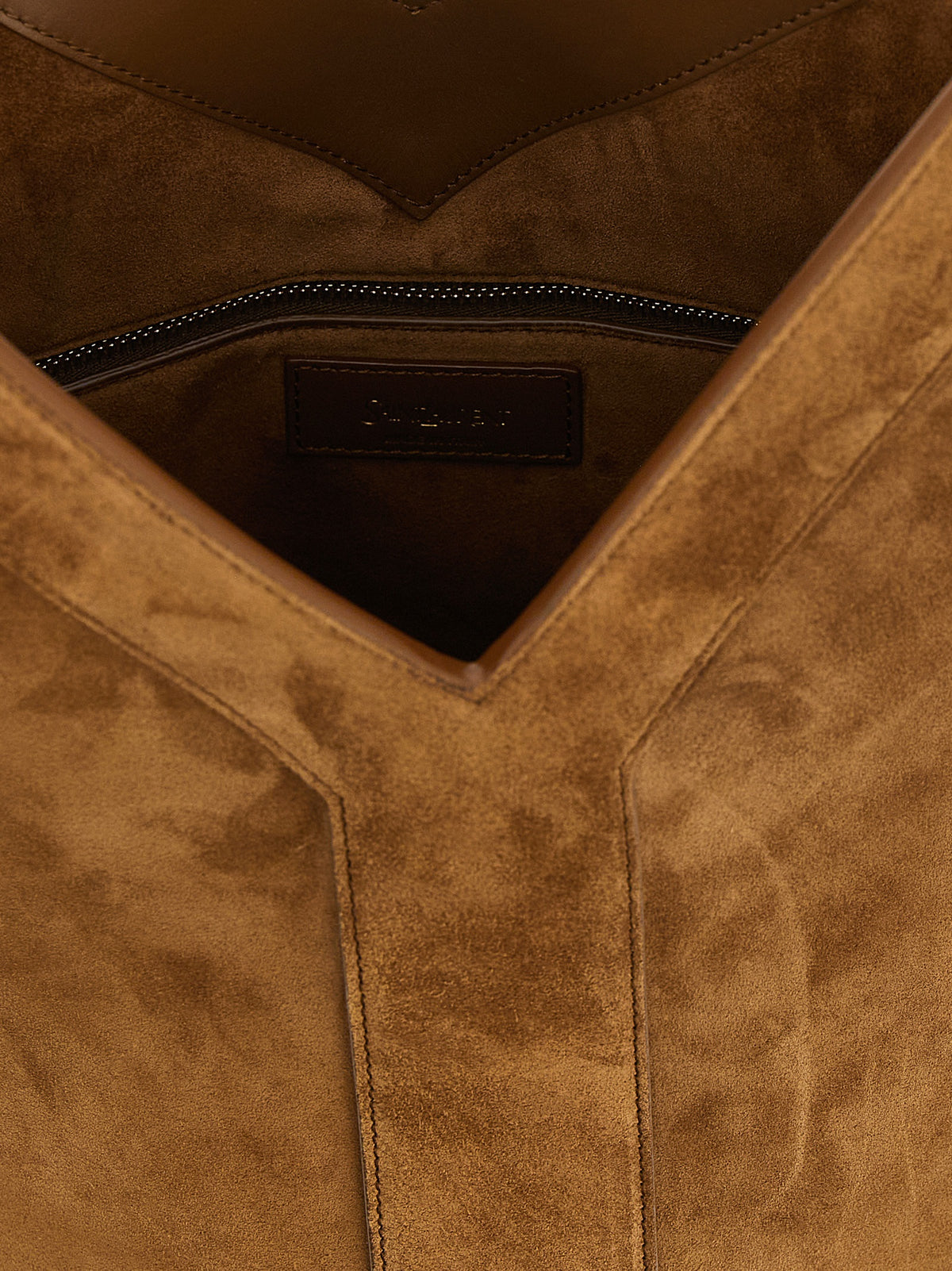 Saint Laurent | Brown Calfskin Shoulder Bag