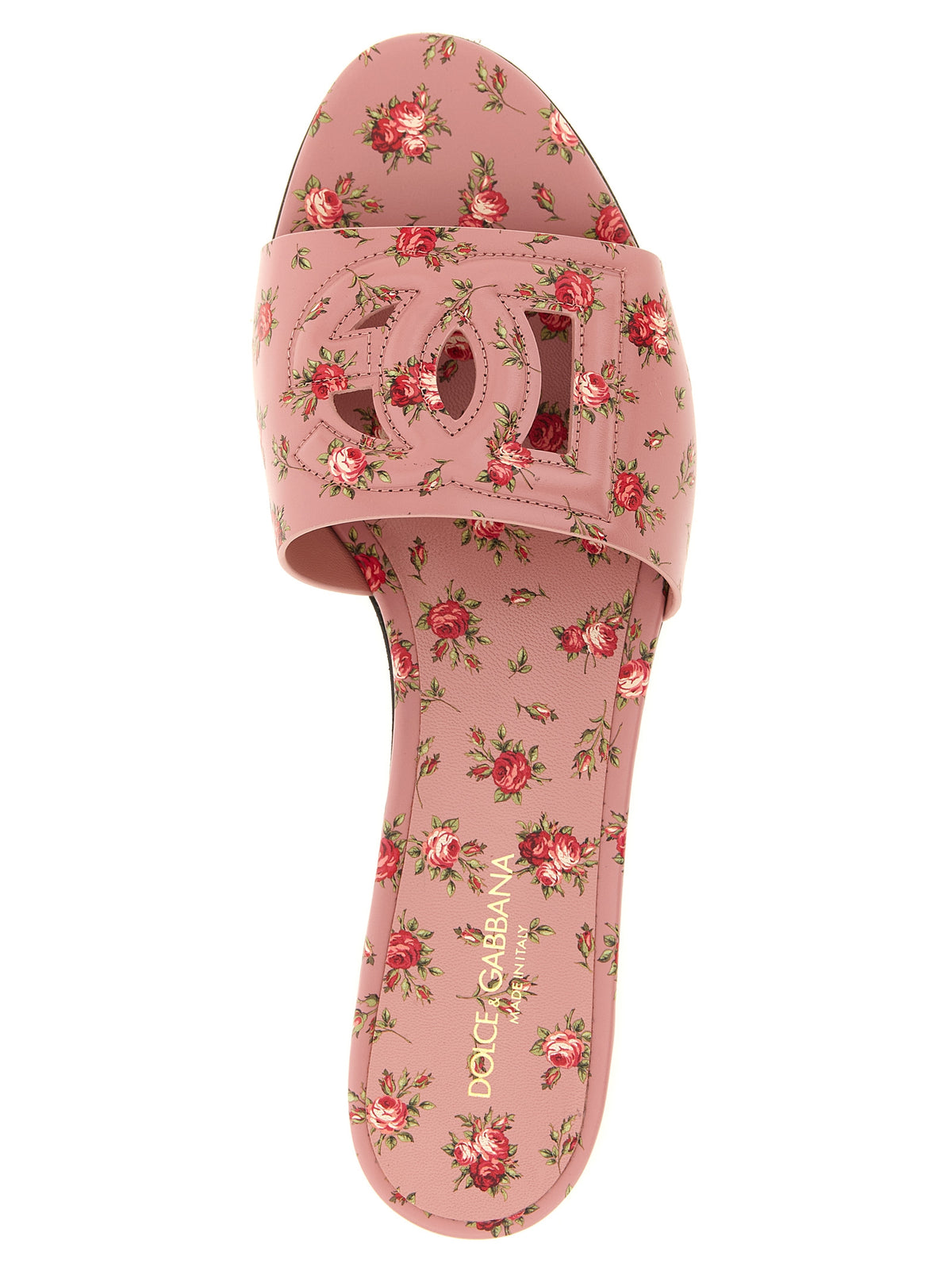 Dolce & Gabbana | Multicolor Calfskin Slides