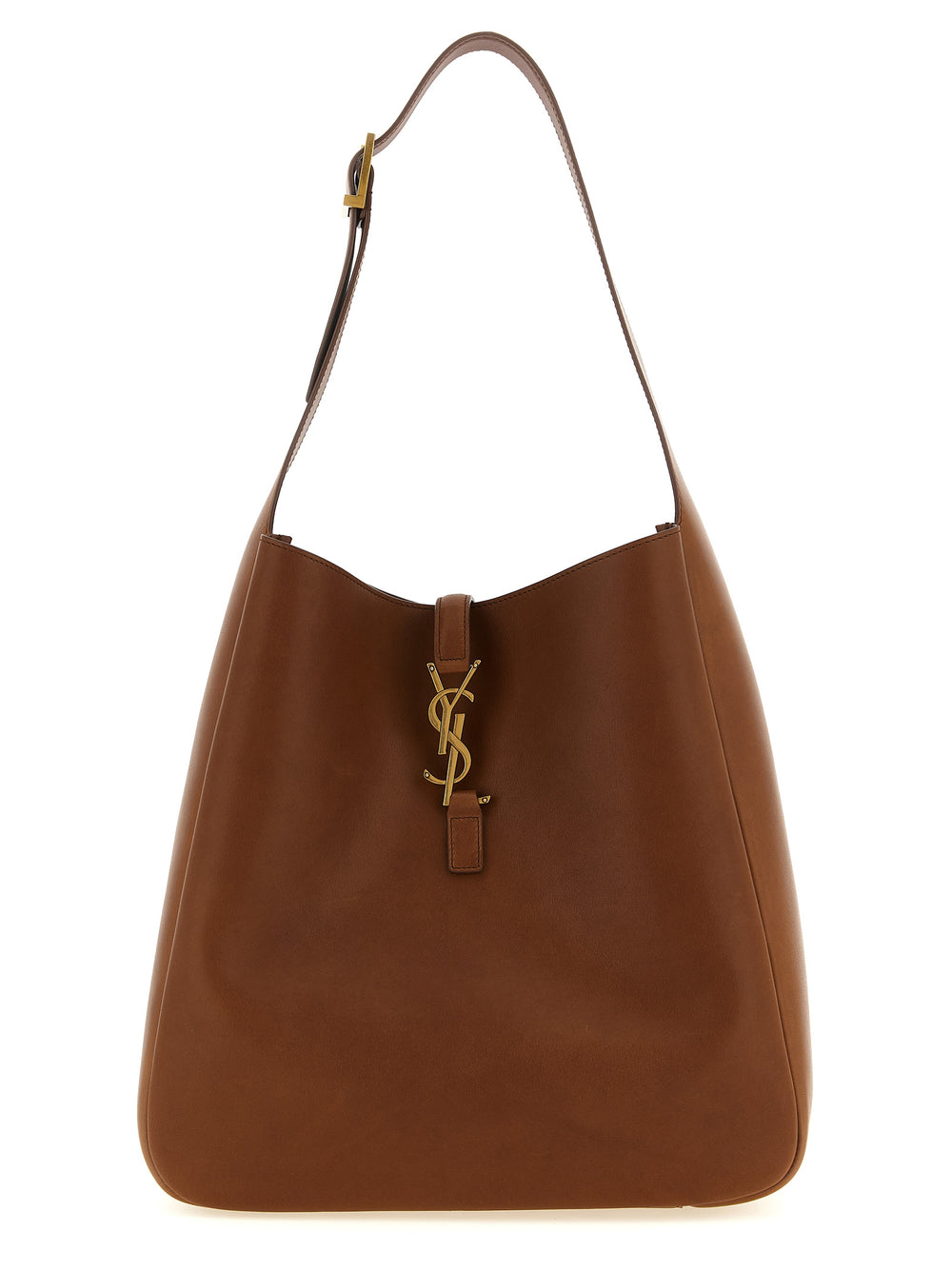 Saint Laurent | Brown Calfskin Shoulder Bag