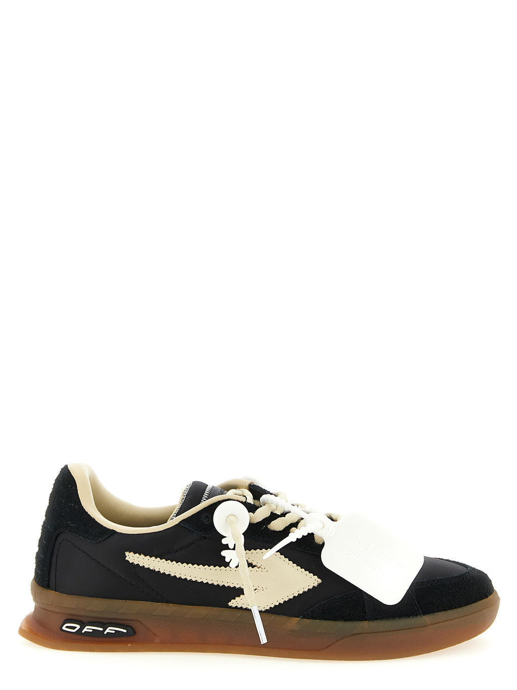 Off-White | Black Nylon Athletic Sneakers