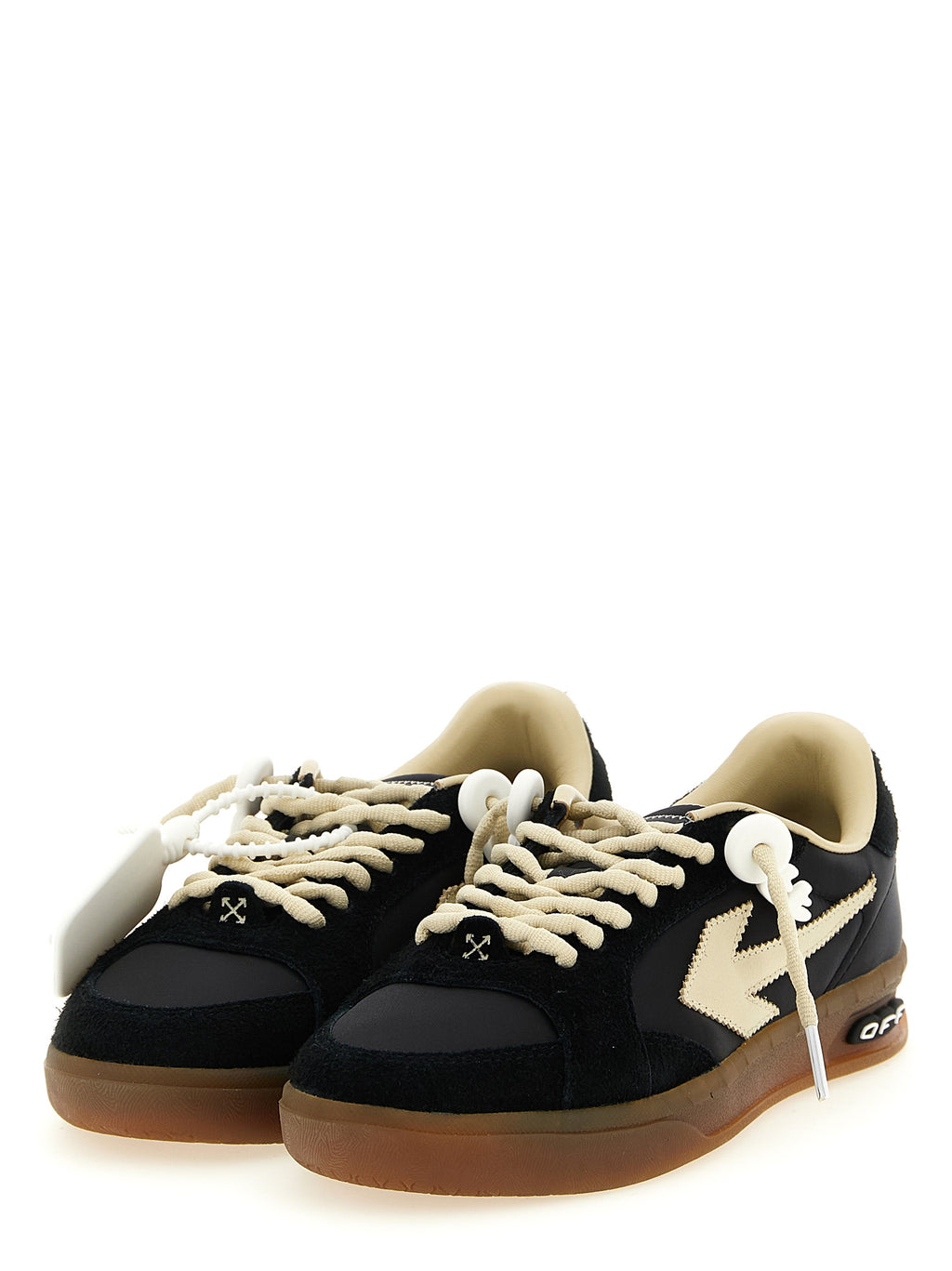 Off-White | Black Nylon Athletic Sneakers