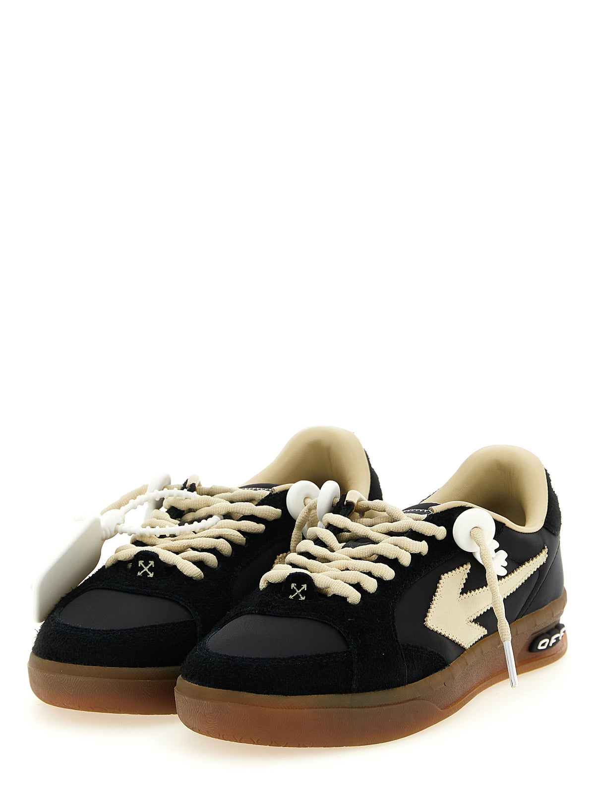 Off-White | Black Nylon Athletic Sneakers