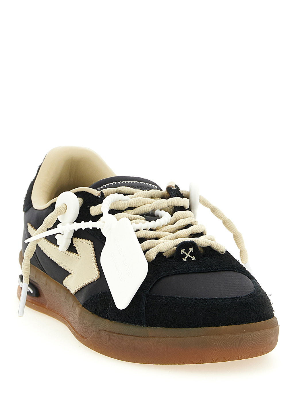 Off-White | Black Nylon Athletic Sneakers