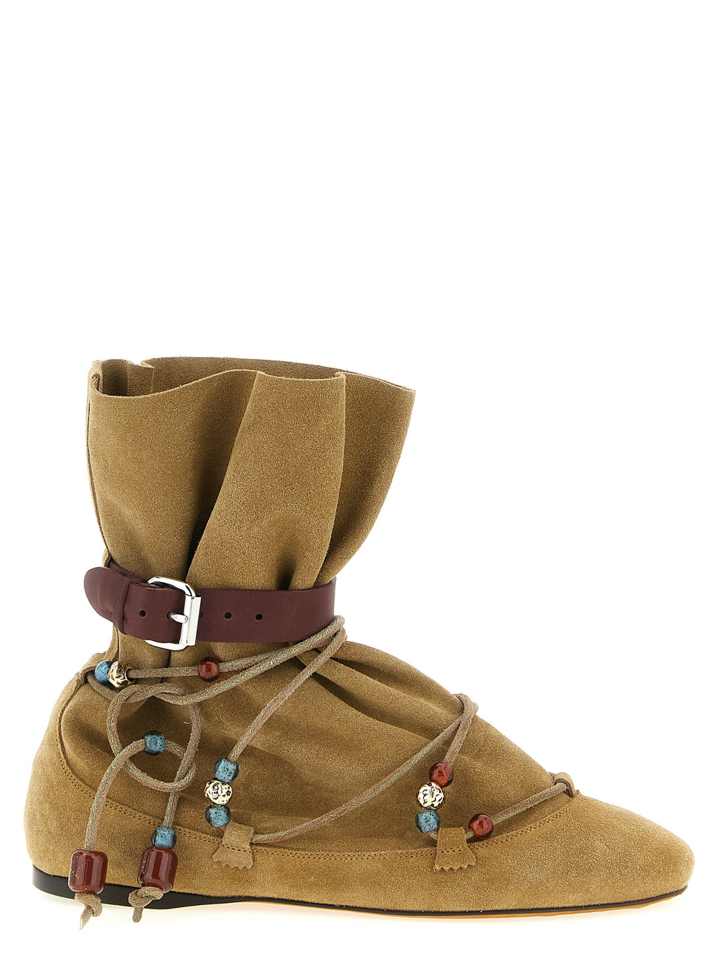 Isabel Marant | Beige Calfskin Ankle Boots