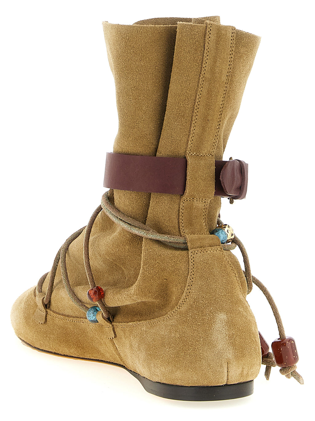 Isabel Marant | Beige Calfskin Ankle Boots