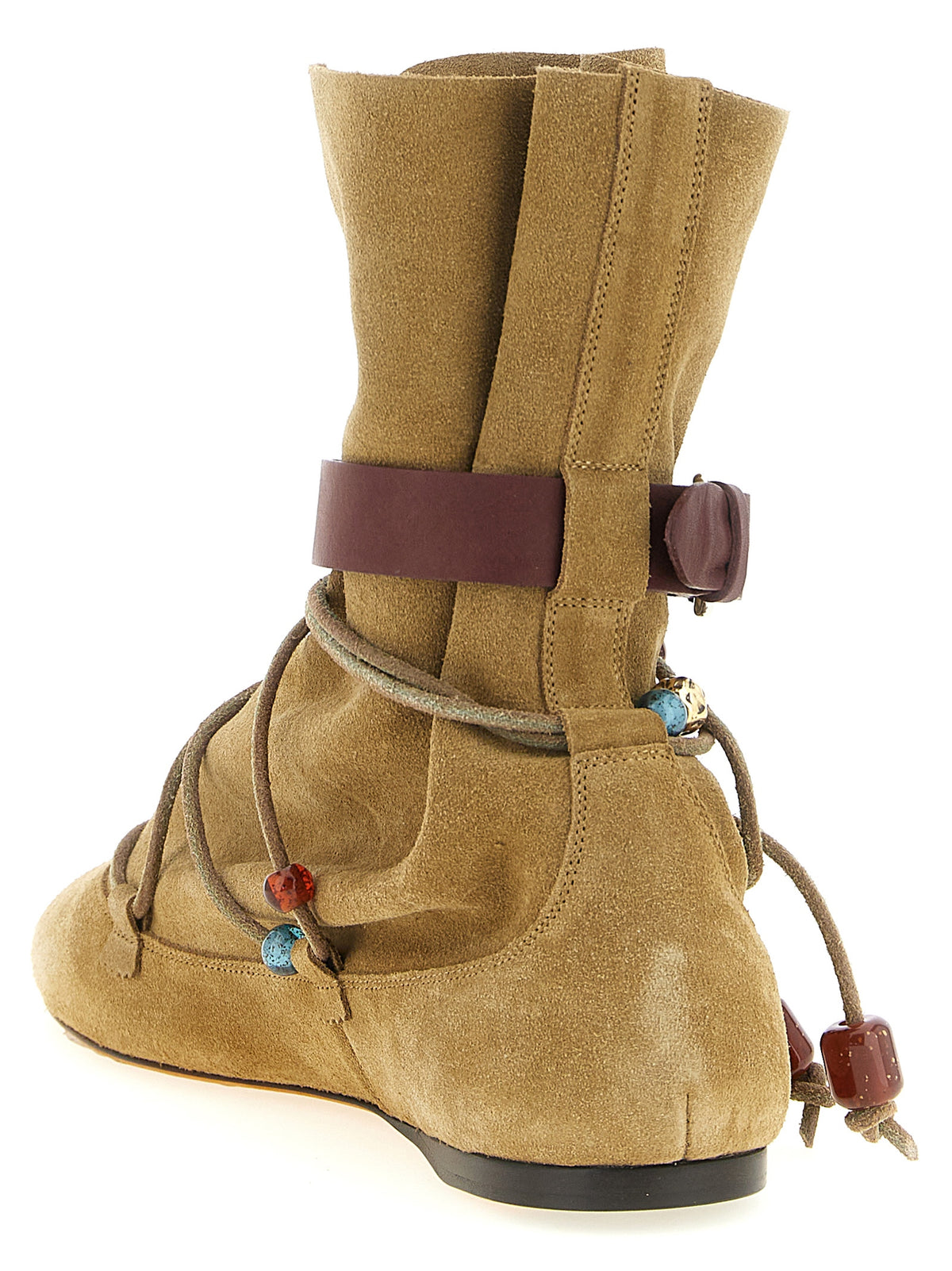 Isabel Marant | Beige Calfskin Ankle Boots