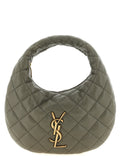 Saint Laurent | Gray Lamb Leather Handbag