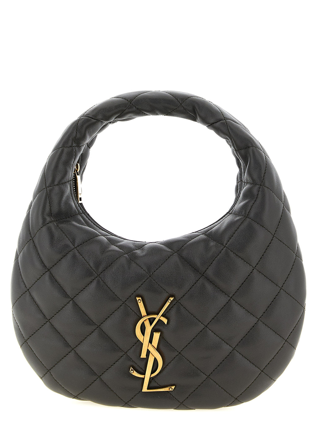 Saint Laurent | Brown Lamb Leather Handbag