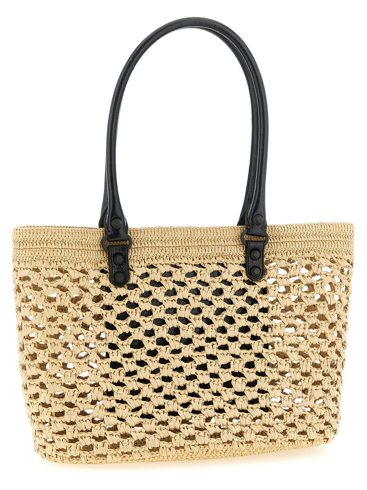 Balenciaga | Beige Viscose Shoulder Bag