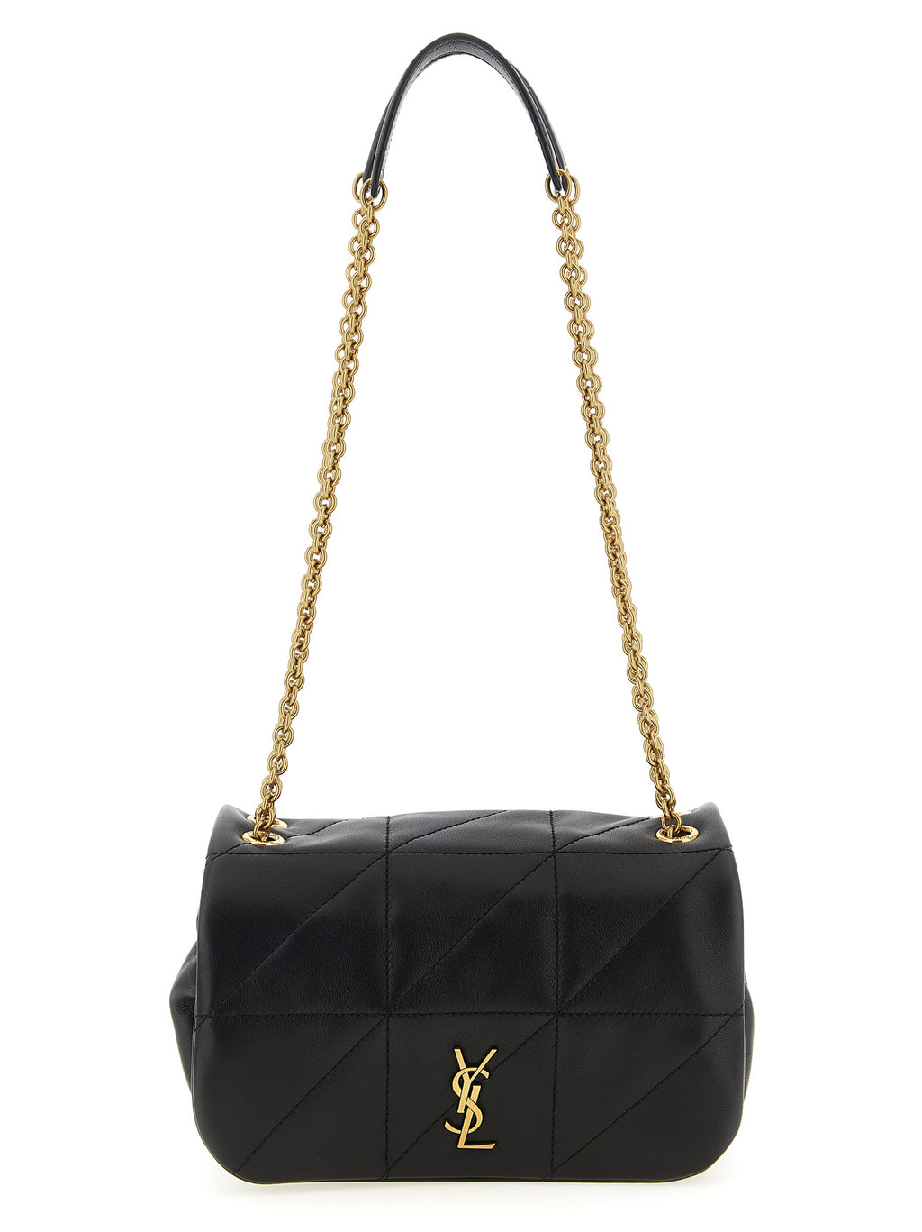 Saint Laurent | Black Lamb Leather Shoulder Bag