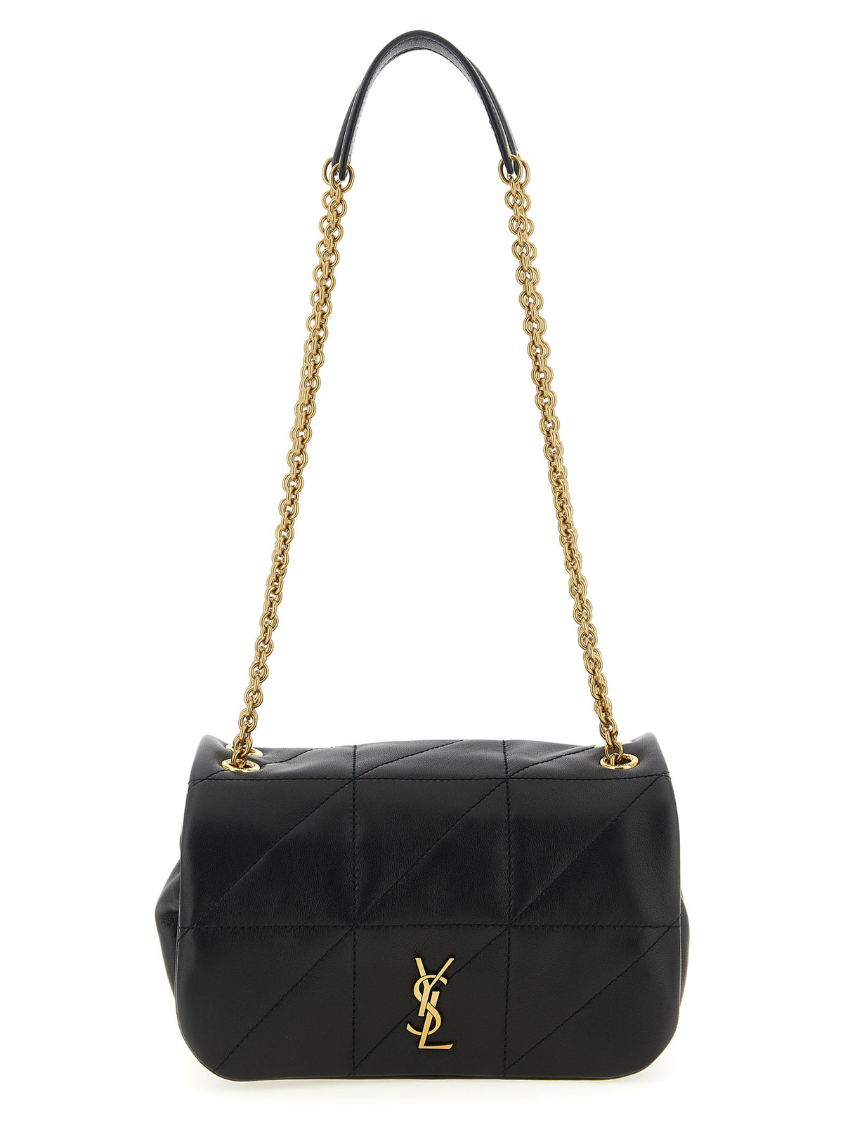 Saint Laurent | Black Lamb Leather Shoulder Bag