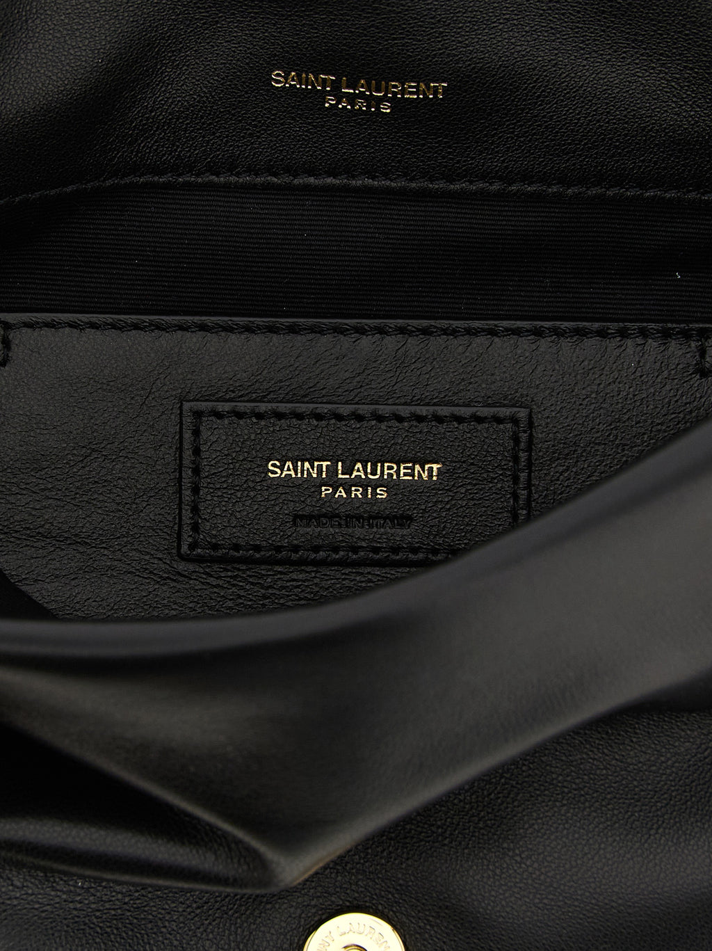 Saint Laurent | Black Lamb Leather Shoulder Bag