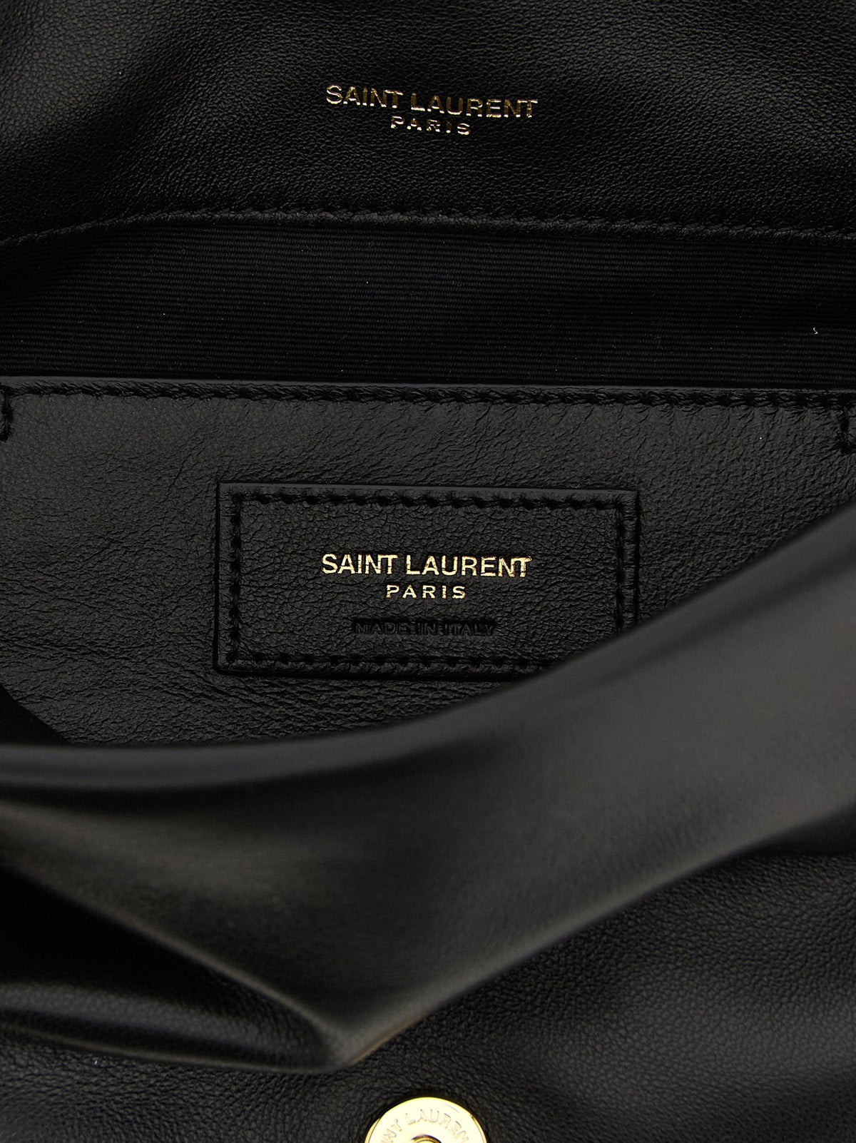 Saint Laurent | Black Lamb Leather Shoulder Bag