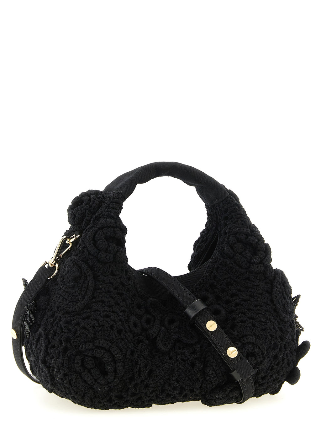 Ganni | Black Organic Cotton Handbag
