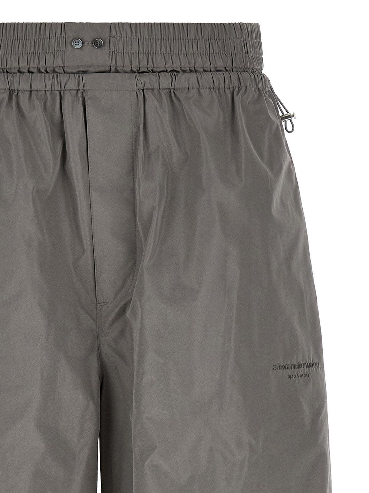 Alexander Wang | Gray Polyester Athletic Pants
