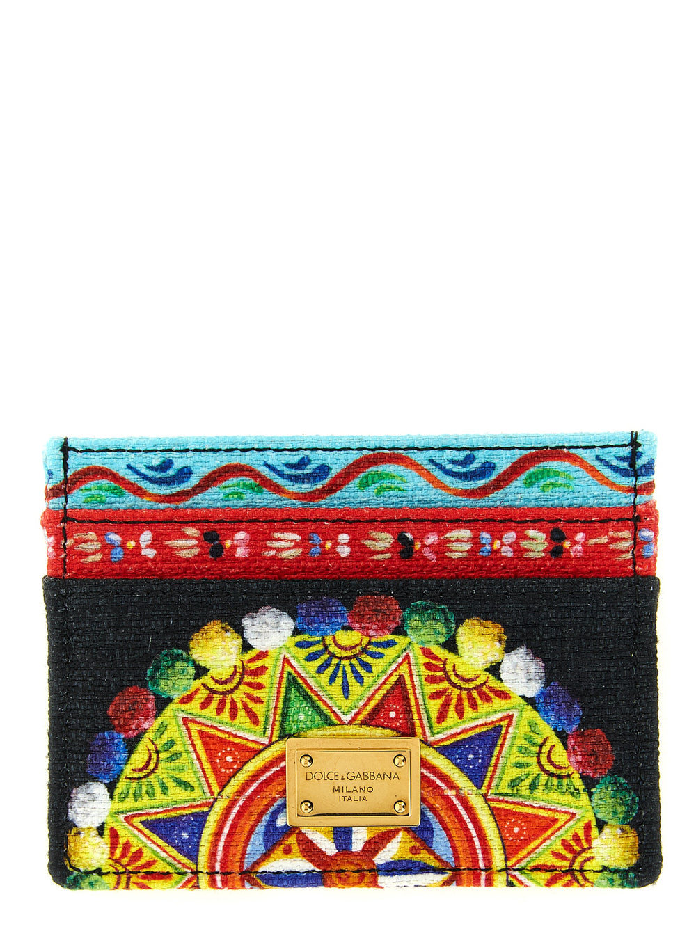 Dolce & Gabbana | Multicolor Cotton Cardholder
