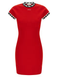 Versace | Red Cotton Short Dress