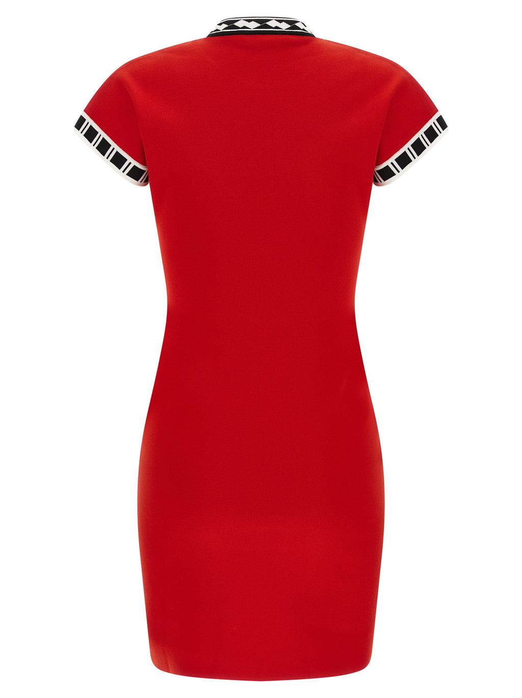 Versace | Red Cotton Short Dress