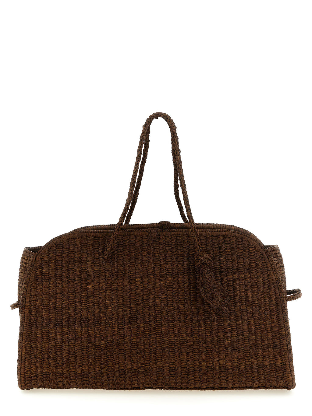 Jacquemus | Brown Raffia Tote Bag