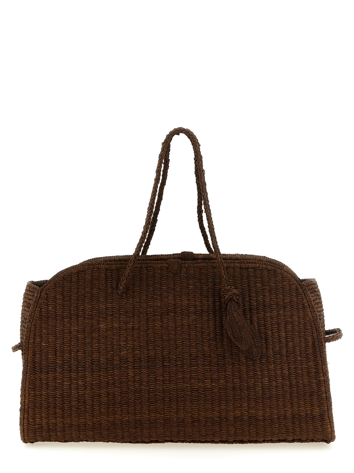 Jacquemus | Brown Raffia Tote Bag