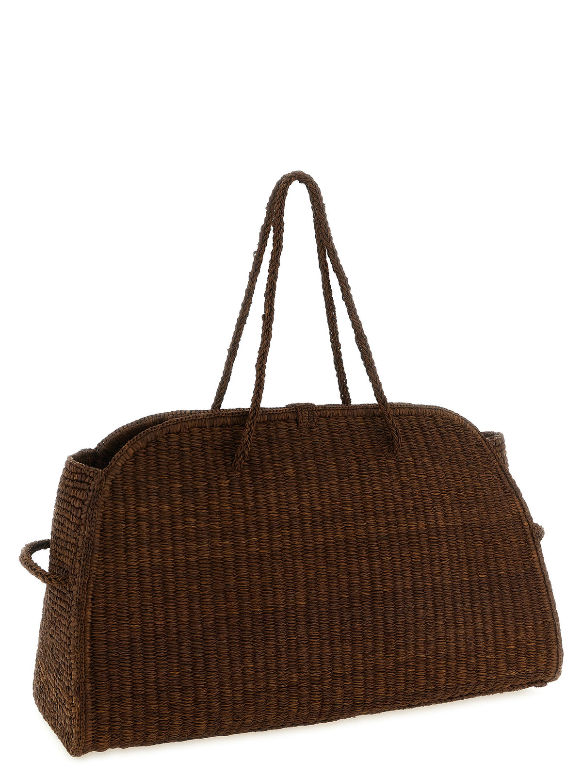 Jacquemus | Brown Raffia Tote Bag