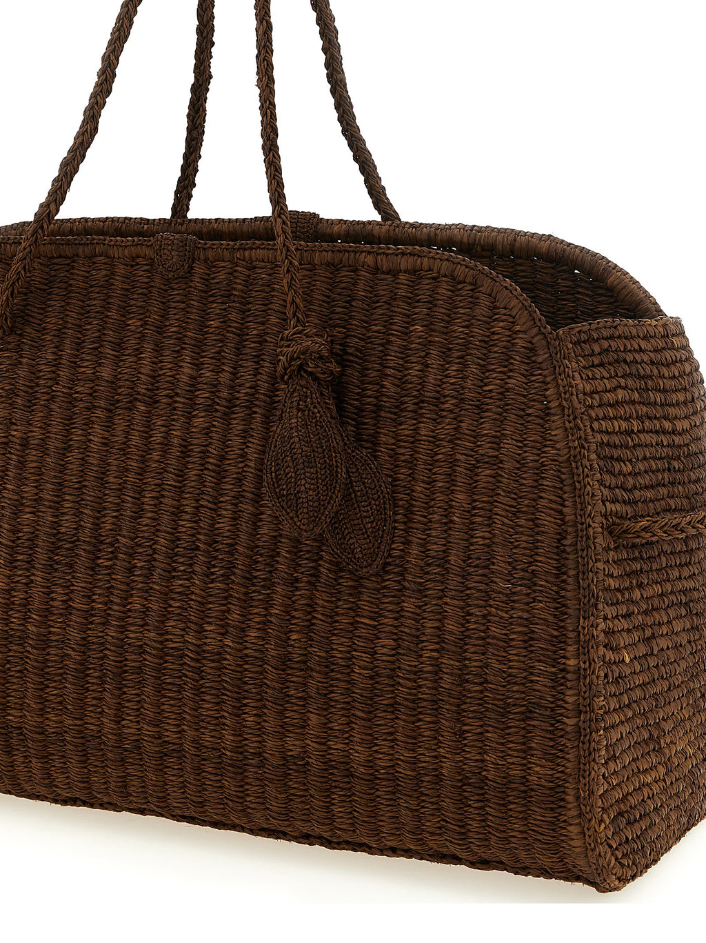 Jacquemus | Brown Raffia Tote Bag