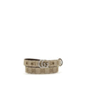 Gucci | Beige Fabric Thin Belt