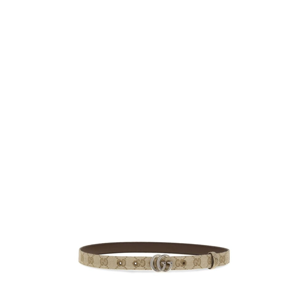 Gucci | Beige Fabric Thin Belt