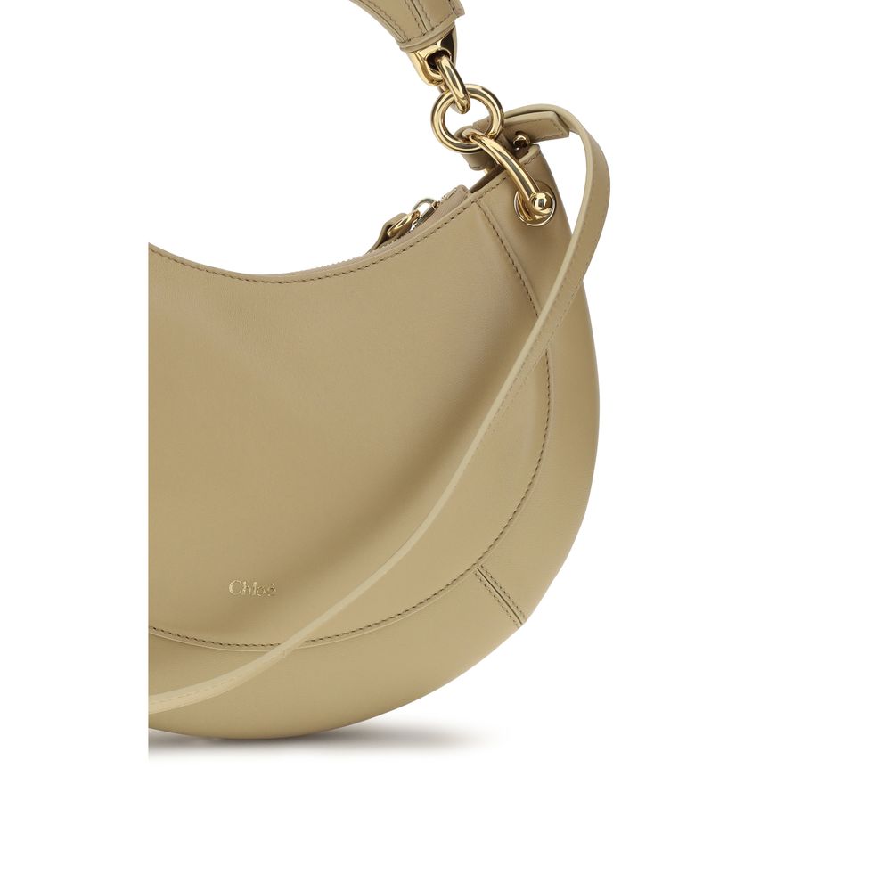 Chloé | Beige Calf Leather Bos Taurus Shoulder Bag