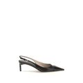 Tom Ford | Black Calf Leather Bos Taurus Mid Heel Pumps