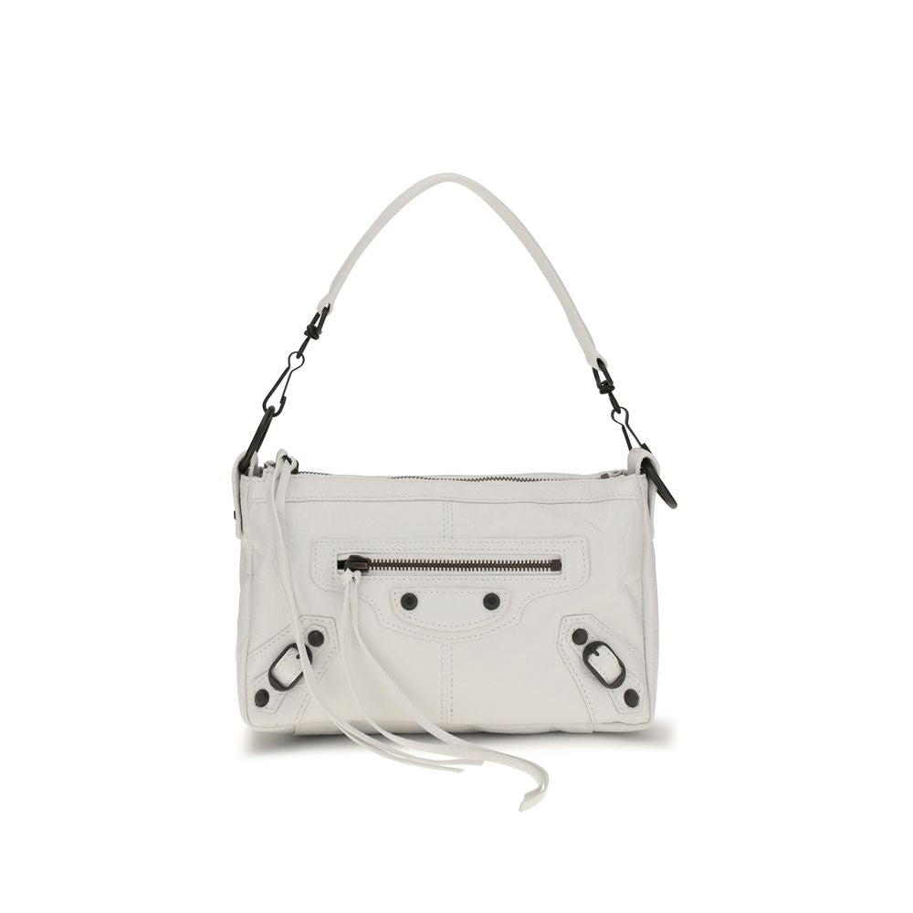 Balenciaga | White Lamb Ovis Aries Shoulder Bag