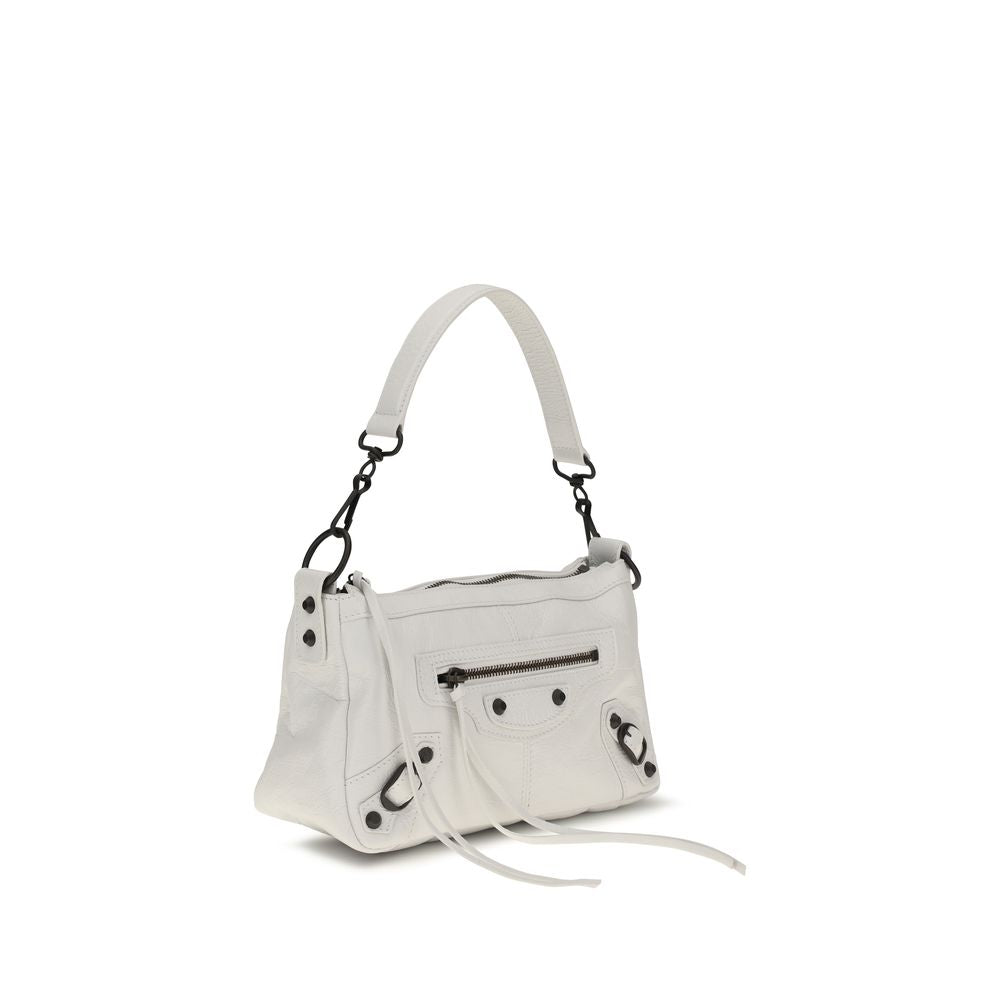 Balenciaga | White Lamb Ovis Aries Shoulder Bag