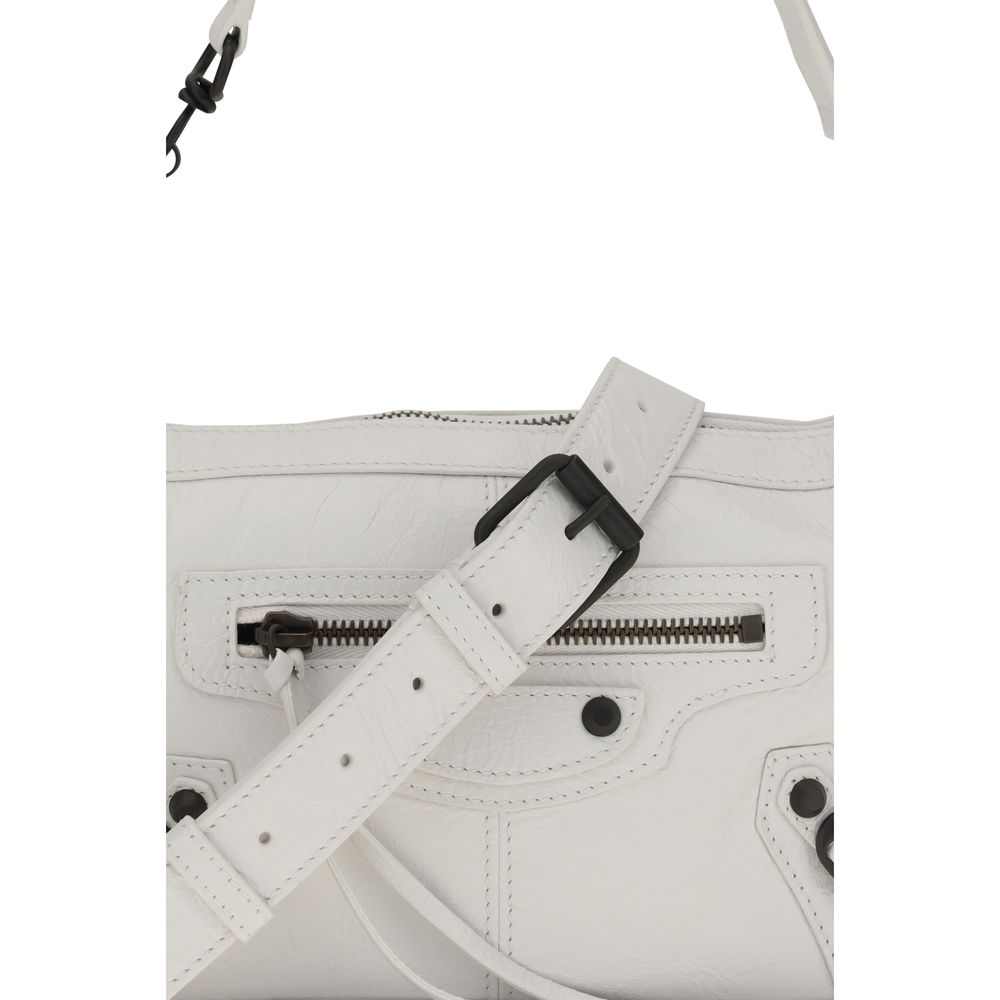 Balenciaga | White Lamb Ovis Aries Shoulder Bag