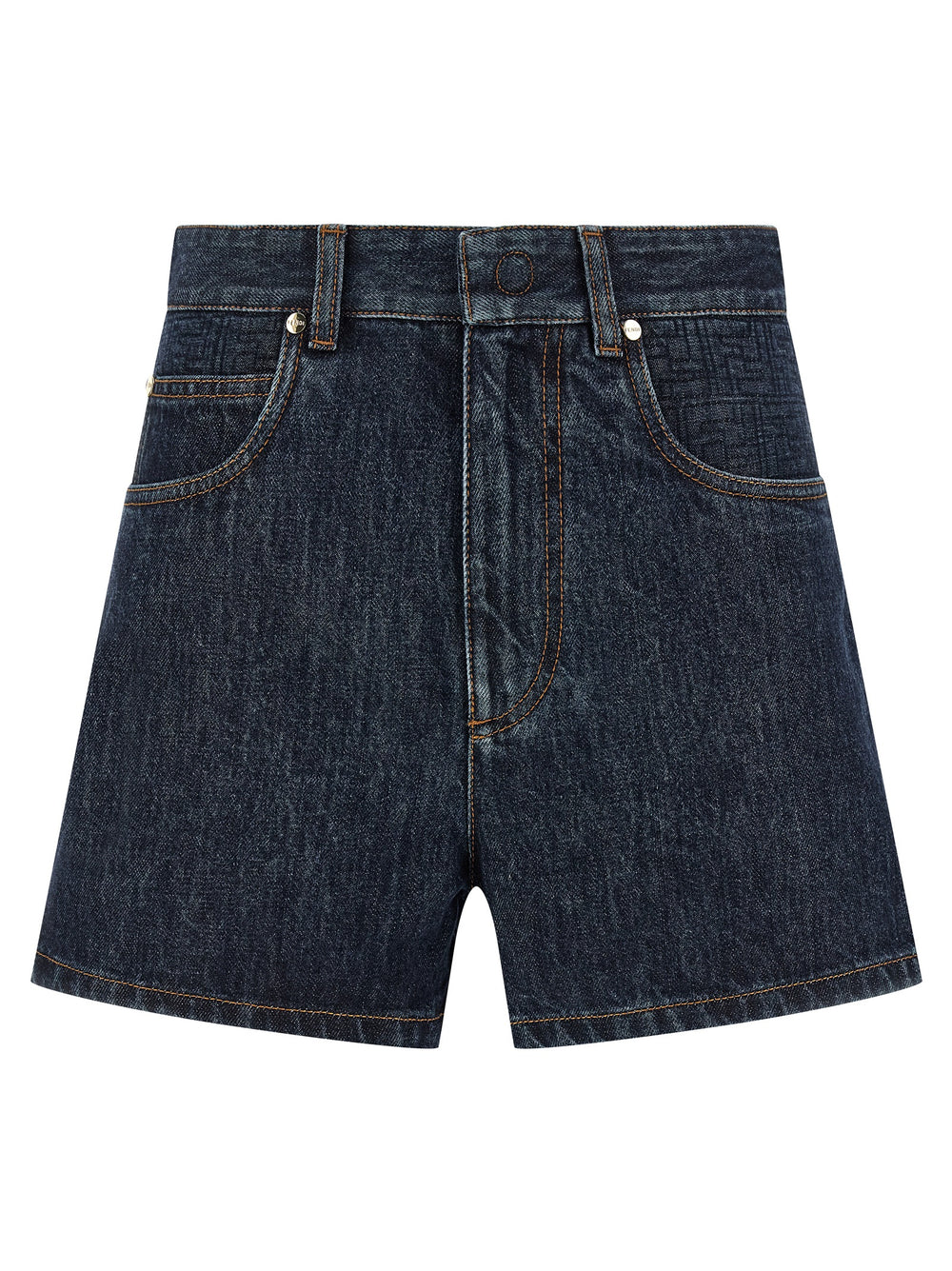 Fendi | Blue Cotton Bermuda Shorts