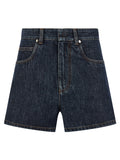 Fendi | Blue Cotton Bermuda Shorts