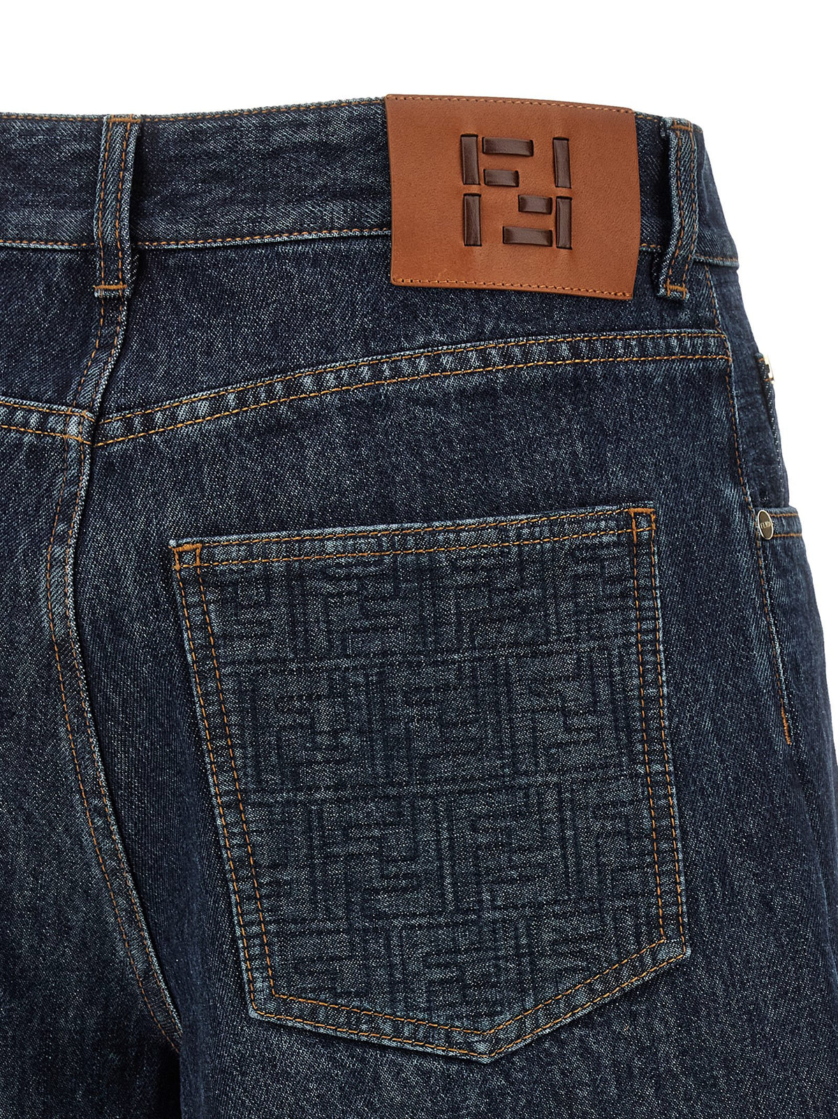 Fendi | Blue Cotton Bermuda Shorts