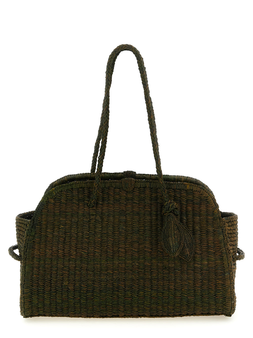 Jacquemus | Bicolor Raffia Tote Bag